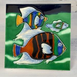 Decorative Trivet or Hanging Fish Decor Picture